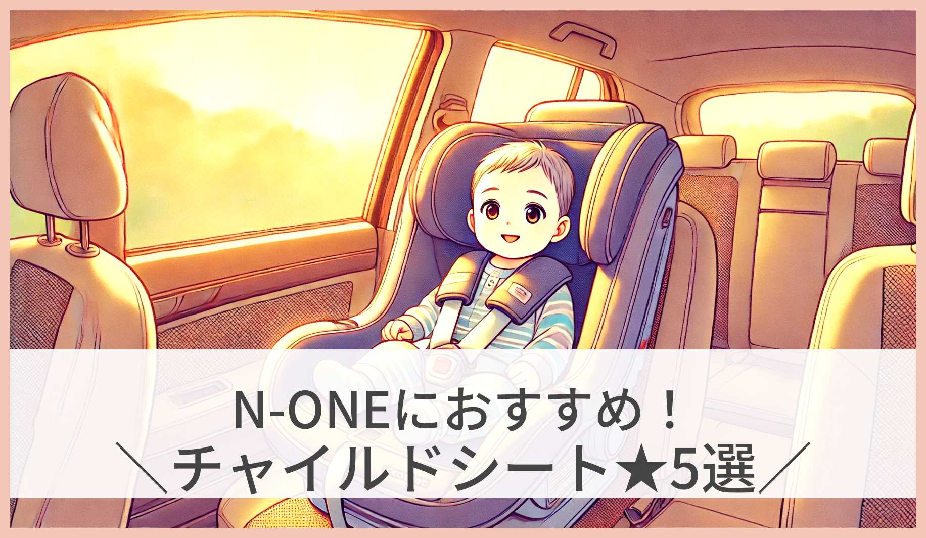 N-ONEのチャイルドシートおすすめ5選!