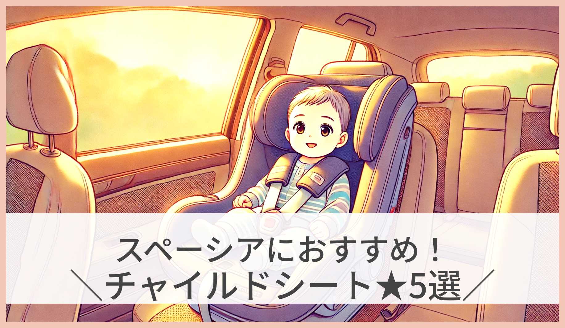 スペーシア おすすめ チャイルドシート